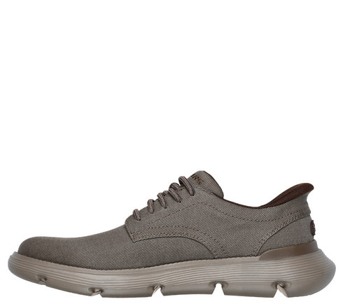 Pantofi sport, barbati, SKECHERS GARZA CLIVE SLIP-INS 205352-DKTP bej, textil